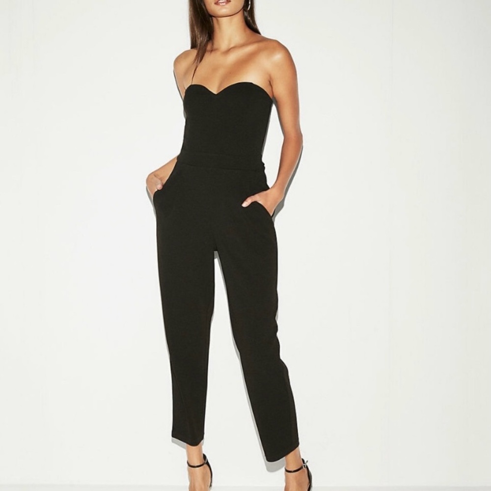 Express Strapless Jumpsuit Size 8